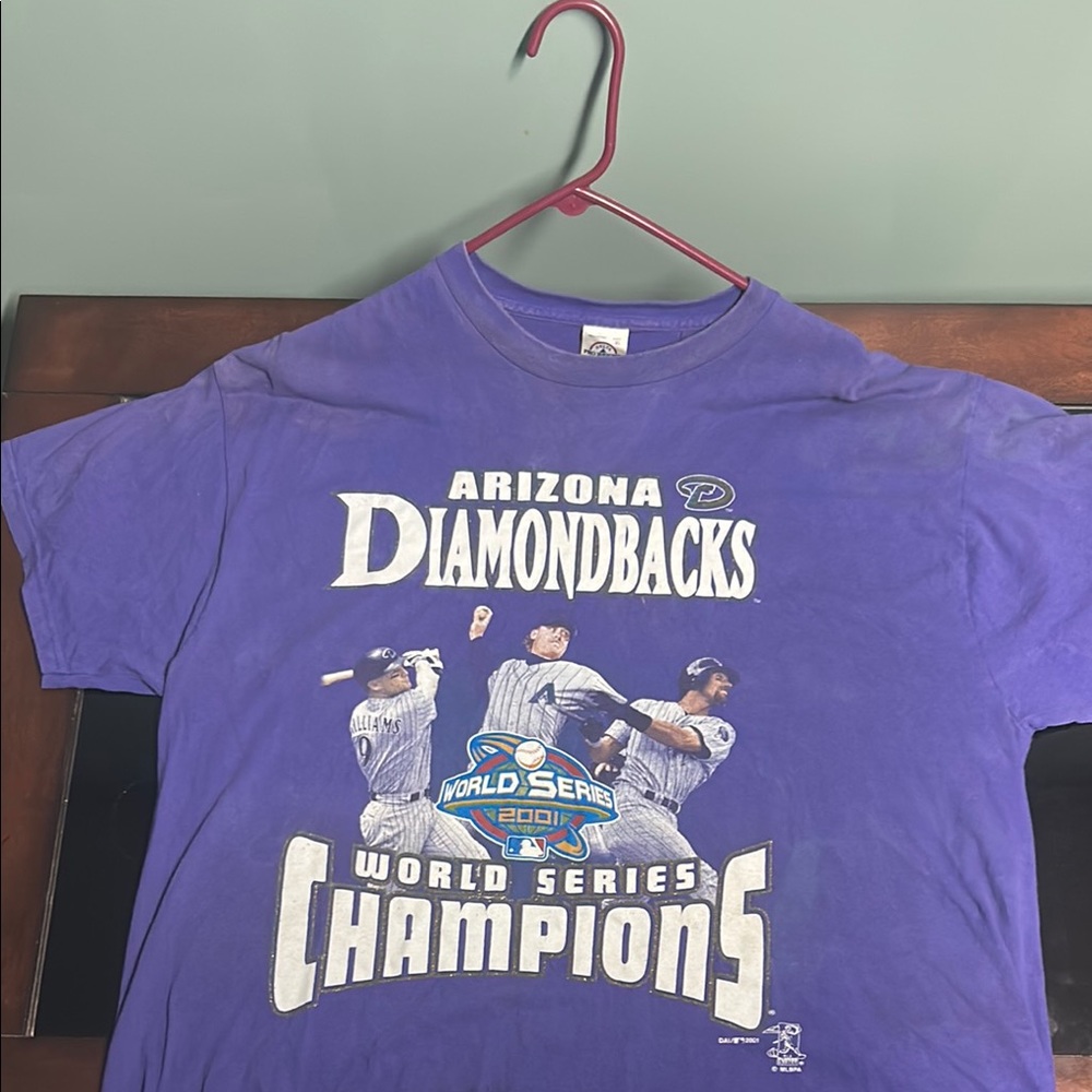 XL Diamondback 2001 World Series Championship Tee